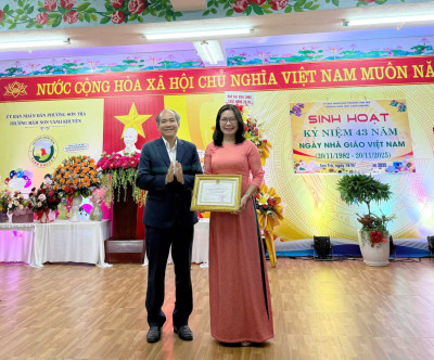 Trường mầm non Vành Khuyên chào mừng kỉ niệm 43 năm ngày Nhà Giáo Việt Nam 20/11/1982 - 20/11/2025