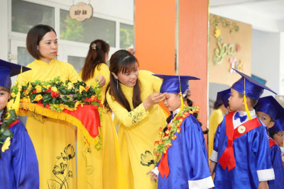 Trường mầm non Vành Khuyên tổ chức Lễ ra trường cho các bạn nhỏ khối MG lớn năm học 2024-2025